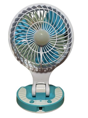 Quạt Sạc Tích Điện MiniFan LY 5580 kèm Đèn LED - Quạt Du Lịch Gọn Nhẹ, Đa Chức Năng, 2 Tốc Độ Gió, Thiết Kế Thời Trang