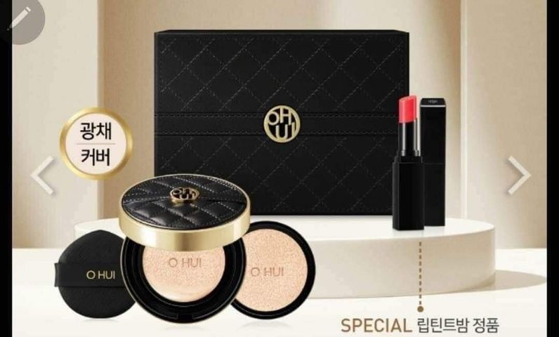 Bộ Phấn Nước Ohui Ultimate Cover SPF50 PA+++ Kèm Son Dưỡng - Lớp Nền Hoàn Hảo, Chống Nắng Tốt, Dưỡng Ẩm Và Che Khuyết Điểm
