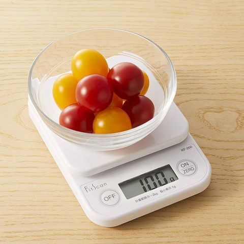 Cân Nhà Bếp Mini Nhật Tanita Fit Scan KF-200 - Cân Điện Tử 2kg Chính Xác, Thiết Kế Nhỏ Gọn, Dễ Sử Dụng cho Gia Đình
