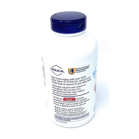 Viên Uống Citracal Calcium +D3 280 Viên - Hỗ Trợ Xương Chắc Khỏe, Dễ Dàng Hấp Thụ, Sản Phẩm Từ Mỹ