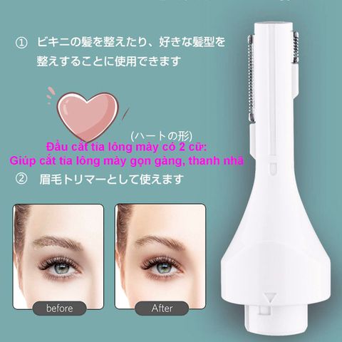 Máy Cạo Lông 4 Trong 1 Bayata Nhật Bản - Thiết Bị Làm Đẹp Đa Năng Sạc Điện, Tỉa Lông Cơ Thể, Mặt, Vùng Bikini