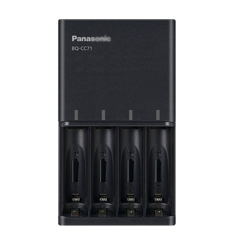 Sạc Pin Thông Minh Eneloop Panasonic BQ-CC71AM-K - Sạc AA/AAA Nhật Bản, Tự Ngắt, Phát Hiện Pin Lỗi, An Toàn Khi Sử Dụng