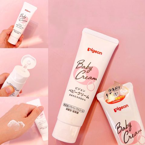 Kem Dưỡng Ẩm Pigeon Trẻ Em 50g - Kem Nẻ Nhật Bản An Toàn Cho Da Nhạy Cảm, Dưỡng Ẩm Tối Ưu Cho Bé Sơ Sinh