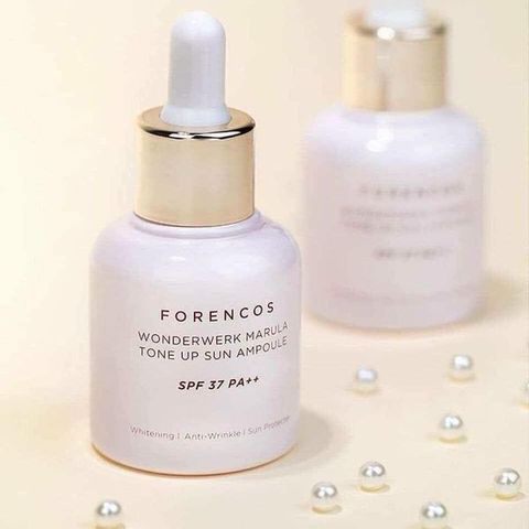 Serum Chống Nắng Forencos WonderWerk Marula 30ml - Dưỡng Sáng Da, Chống Nắng SPF37 PA++ Hiệu Quả, Cho Làn Da Mịn Màng, Căng Bóng