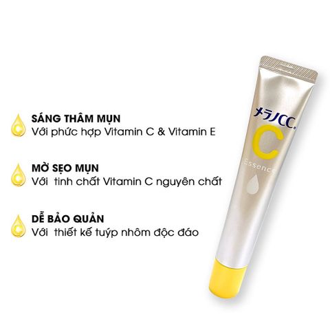Serum Melano CC Nhật Bản - Hỗ Trợ Mờ Nám, Làm Trắng Da, Chống Oxy Hóa, Bổ Sung Vitamin C và E, Dưỡng Ẩm Da 35 Tháng