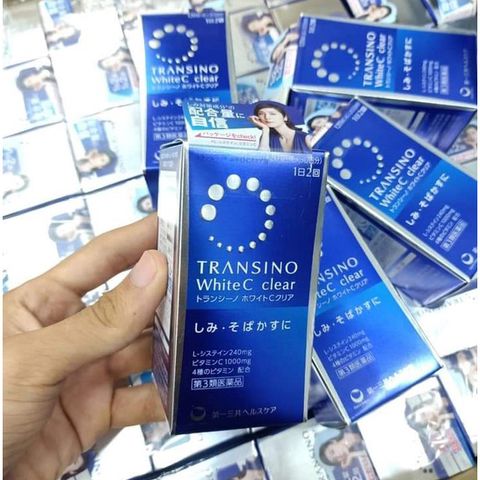 Viên uống trắng da Transino White C Clear 120 viên - Hỗ trợ làm sáng da, giảm nám và ngăn ngừa lão hóa từ tự nhiên Nhật Bản