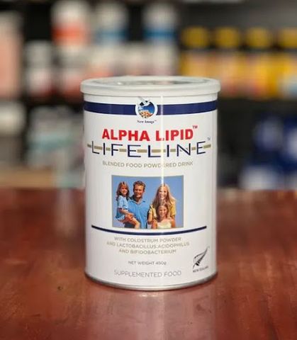 Sữa Non Kháng Thể Alpha Lipid Lifeline 450g - Hỗ Trợ Tăng Cường Đề Kháng, Miễn Dịch, Phục Hồi Sức Khỏe Ổn Định Cho Người Mới Ốm Dậy