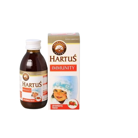 Siro Hartus Immunity 150ml - Tăng sức đề kháng tự nhiên cho trẻ, hỗ trợ miễn dịch và tiêu hóa, hương vị dễ uống.