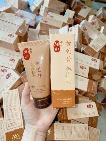 Sữa rửa mặt 36 Vị mật nhân sâm Meea - 80ml