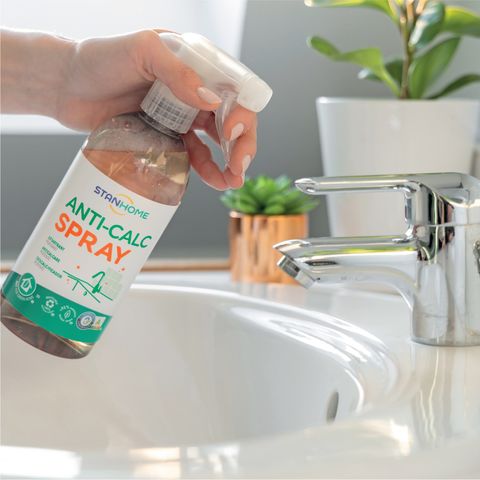 Nước Tẩy Cặn Canxi Stanhome Anti Calc 500ml - Siêu Hiệu Quả Cho Mọi Bề Mặt, An Toàn Từ Thiên Nhiên, Chứng Nhận Air Label Score A