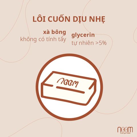 Xà bông Dầu Mù U Noom 100g - Chăm Sóc Da Tự Nhiên, Ngăn Ngừa Hăm Tã, Gàu, Mụn - Sản Phẩm Việt Nam An Toàn, Hiệu Quả