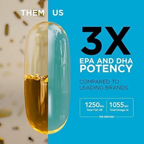 Dầu Cá Sports Research Triple Strength Omega 3 - 150 Viên EPA 690mg DHA 310mg - Hỗ Trợ Tim Mạch & Tăng Cường Sức Khỏe Não Bộ