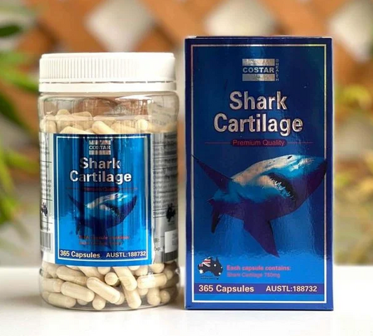 Viên uống hỗ trợ xương khớp Costar Blue Shark Cartilage 750mg 365 viên