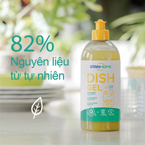 Gel rửa bát đậm đặc cho máy rửa bát Stanhome Dish Gel 500ml