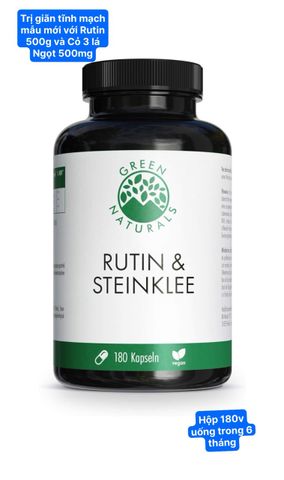 Viên uống hỗ trợ giãn tĩnh mạch Rutin liều cao 500mg Đức