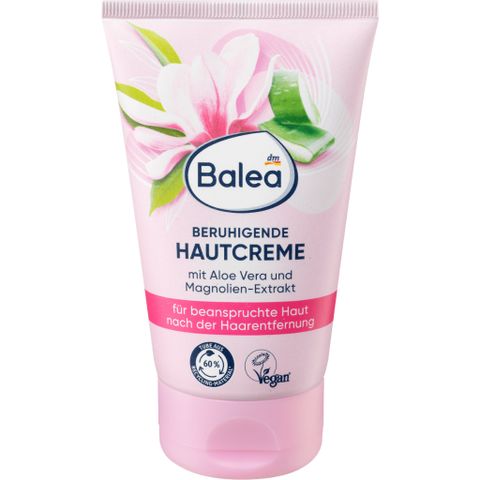 Kem Dưỡng Da Sau Tẩy Lông Balea 125ml - Giúp Ức Chế Mọc Lông, Dịu Da Với Nha Đam và Vitamin B5, Hương Thơm Dịu Nhẹ