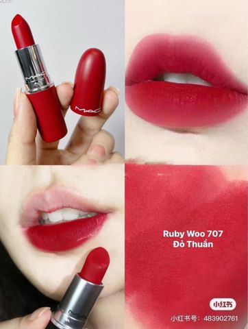 Set Son MAC Hail To The Chic Lipstick Trio - Bộ 3 Thỏi Son Chất Lì Ruby Woo, Stay Curious, Teddy 2.0 Hạn Chế