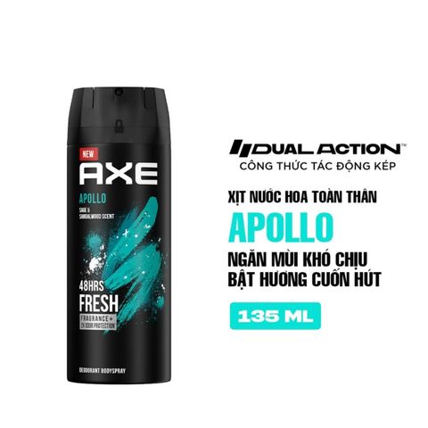 Xịt Khử Mùi Axe Deodorant Body Spray 150ml - Khả Năng Khử Mùi Hiệu Quả, Hương Thơm Nam Tính, Dễ Dàng Mang Theo