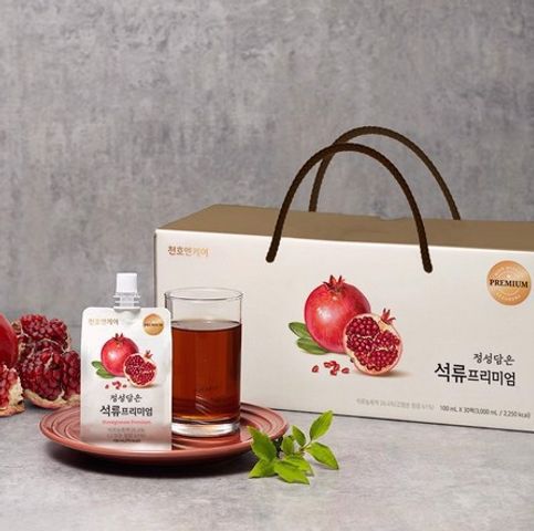 Nước Hồng Sâm Lựu Ép Tươi Chunho Ncare 100ml - Dinh Dưỡng Cho Phái Đẹp, Giữ Gìn Nhan Sắc Gợi Cảm Từ Hàn Quốc