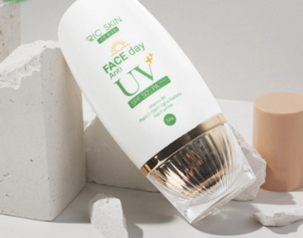 Kem Chống Nắng Ric Skin Face Day Anti UV++ Kohinoor - Bảo Vệ Da Mặt, Dưỡng Trắng, Chống Nắng Nước, Phù Hợp Mọi Loại Da