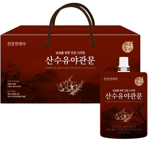 Hồng sâm Sơn Thù Du cho nam giới Chunho Ncare Hàn Quốc