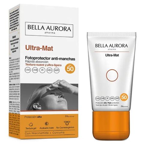 Kem Chống Nắng Bella Aurora Ultra-Mat SPF50/PA++++ - Bảo Vệ Da Tối Đa, Giữ Ẩm, Dưỡng Trắng, Phù Hợp Mọi Loại Da 50ml