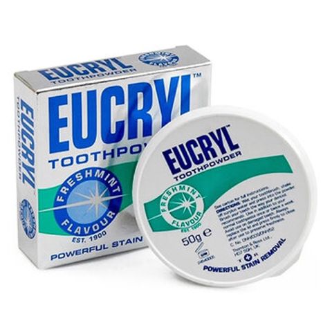 Bột Trắng Răng Eucryl Toothpowder 50g nội địa Anh