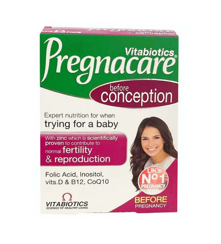 Tăng thụ thai cho nữ Pregnacare before conception 30 viên