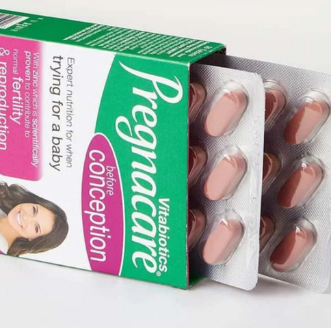Tăng thụ thai cho nữ Pregnacare before conception 30 viên