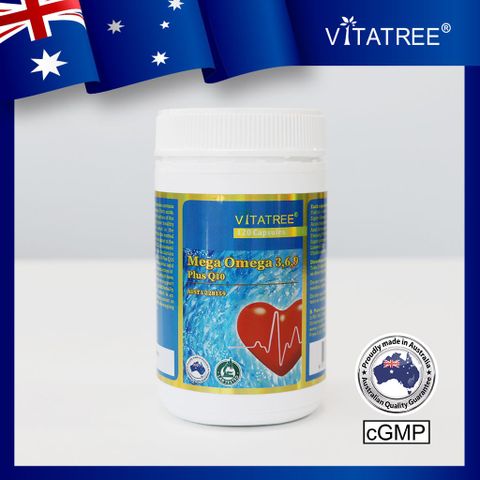 Vitatree Mega Omega 369 Plus CoQ10 (120 viên) Úc