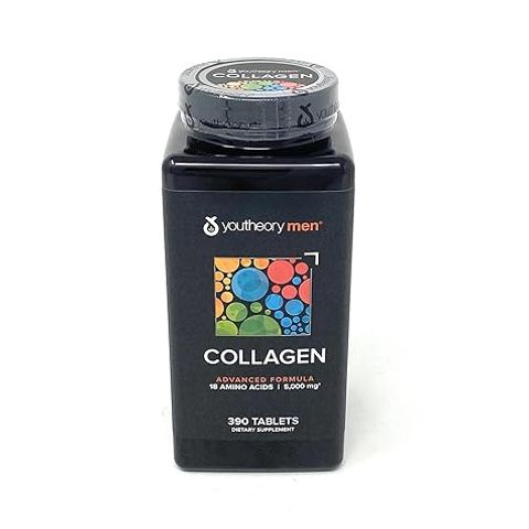 Viên Uống Collagen Youtheory Men's 390 Viên - Hỗ Trợ Đàn Ông Giữ Phong Độ, Chống Lão Hóa Da Chất Lượng Mỹ