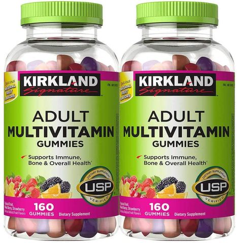 Kẹo dẻo vitamin tổng hợp Kirkland Adult Multivitamin Gummies 160 viên