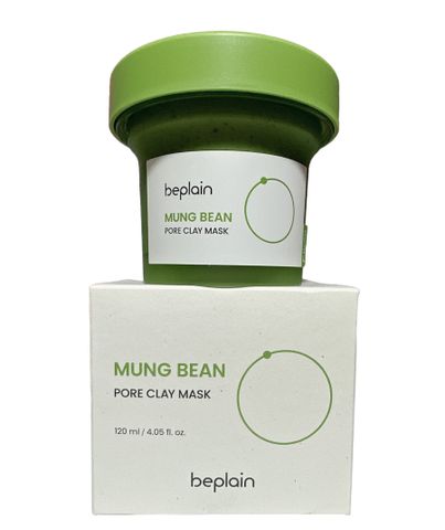 Mặt nạ đất sét Beplain Mung Bean Pore Clay Mask 120ml - Kiểm soát dầu thừa và thu nhỏ lỗ chân lông cho làn da sạch, mịn màng