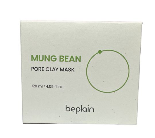 Mặt nạ đất sét Beplain Mung Bean Pore Clay Mask 120ml - Kiểm soát dầu thừa và thu nhỏ lỗ chân lông cho làn da sạch, mịn màng