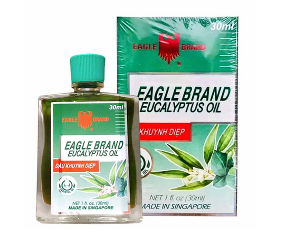 Dầu Khuynh Diệp Eagle Brand 30ml - Dầu Xoa Bóp Giảm Đau, Hỗ Trợ Ngủ Ngon, Sát Trùng, Chống Muỗi, Cho Trẻ Em