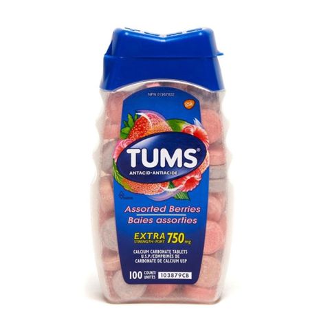 Viên nhai hỗ trợ dạ dày TUMS Extra Strength 750 của Mỹ 100 viên
