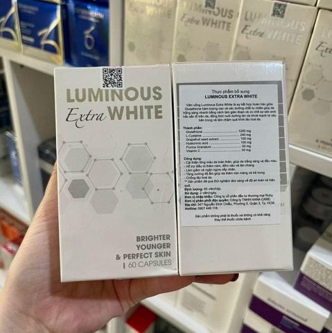 Viên uống Luminous Extra White Hỗ Trợ Làm Sáng Da
