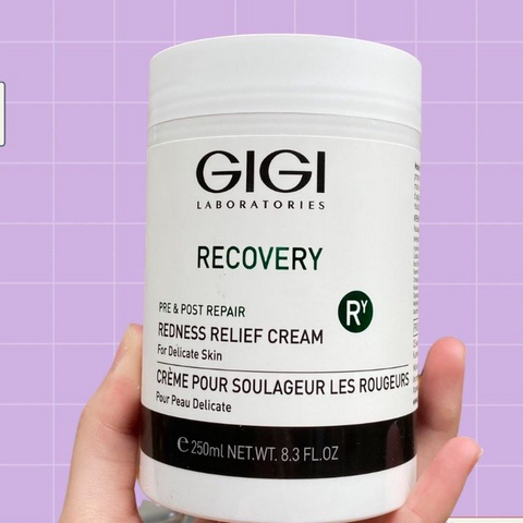 Kem Dưỡng Phục Hồi Tái Tạo Da GIGI Recovery Redness Relife 250ml - Giảm Đỏ Da, Dưỡng Ẩm, An Toàn cho Da Nhạy Cảm