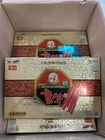 Cao hồng sâm Kanghwa Hàn Quốc - Hộp 4 lọ
