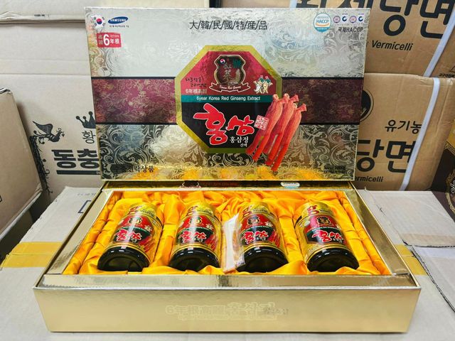 Cao hồng sâm Kanghwa Hàn Quốc - Hộp 4 lọ