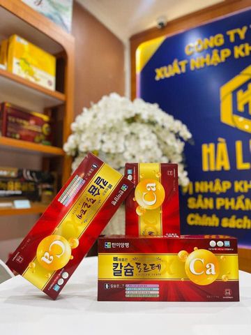 viên uống bổ sung canxi hanmi hàn quốc - hộp 120 viên