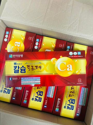 viên uống bổ sung canxi hanmi hàn quốc - hộp 120 viên