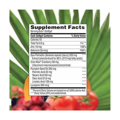 Viên uống hỗ trợ sức khỏe nam giới Trunature Prostate Health Complex 250V - Duy trì tuyến tiền liệt khỏe mạnh, tăng cường miễn dịch