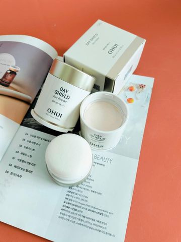 Phấn Phủ Chống Nắng OHUI Day Shield Sun Powder SPF50+/PA+++ 20g - Dưỡng Trắng, Kiềm Dầu, Bảo Vệ Da Toàn Diện