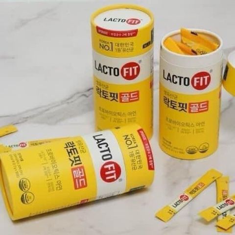 Men Vi Sinh Lacto Fit Gold - Men Tiêu Hóa Nội Địa Hàn Quốc Cho Cả Gia Đình - 50 Gói, Hỗ Trợ Tiêu Hóa Tối Ưu, Dễ Uống