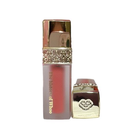 Son Kem Whoo 18 Mimi Velvet Liquid Lip Rouge Màu Hồng Đào - Son Môi Cao Cấp Hàn Quốc, Độ Bền 12 Giờ, Cảm Giác Mềm Mại, Sang Trọng
