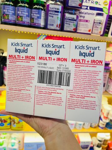 Siro sắt tổng hợp cho bé Nature's Way Kids Smart Úc