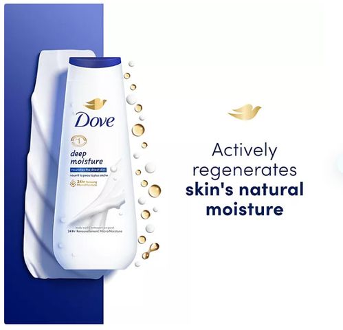 Set 3 chai sữa tắm dưỡng ẩm Dove Deep Moisture 680ml - Dưỡng ẩm, làm sạch nhẹ nhàng cho làn da mềm mại, tươi sáng