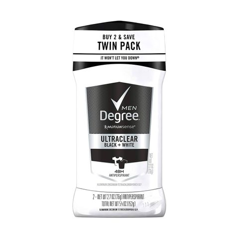 Lăn Khử Mùi Nam Degree Men Black & White UltraClear 76g - Khử Mùi Hôi, Lưu Hương 48 Giờ, Tự Tin Quyến Rũ