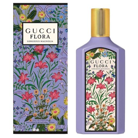 Nước hoa nữ Gucci Flora Gorgeous Magnolia 2023 - Hương hoa mộc lan và dừa tươi mới, thanh lịch, tinh tế - Quà tặng hoàn hảo cho phái đẹp